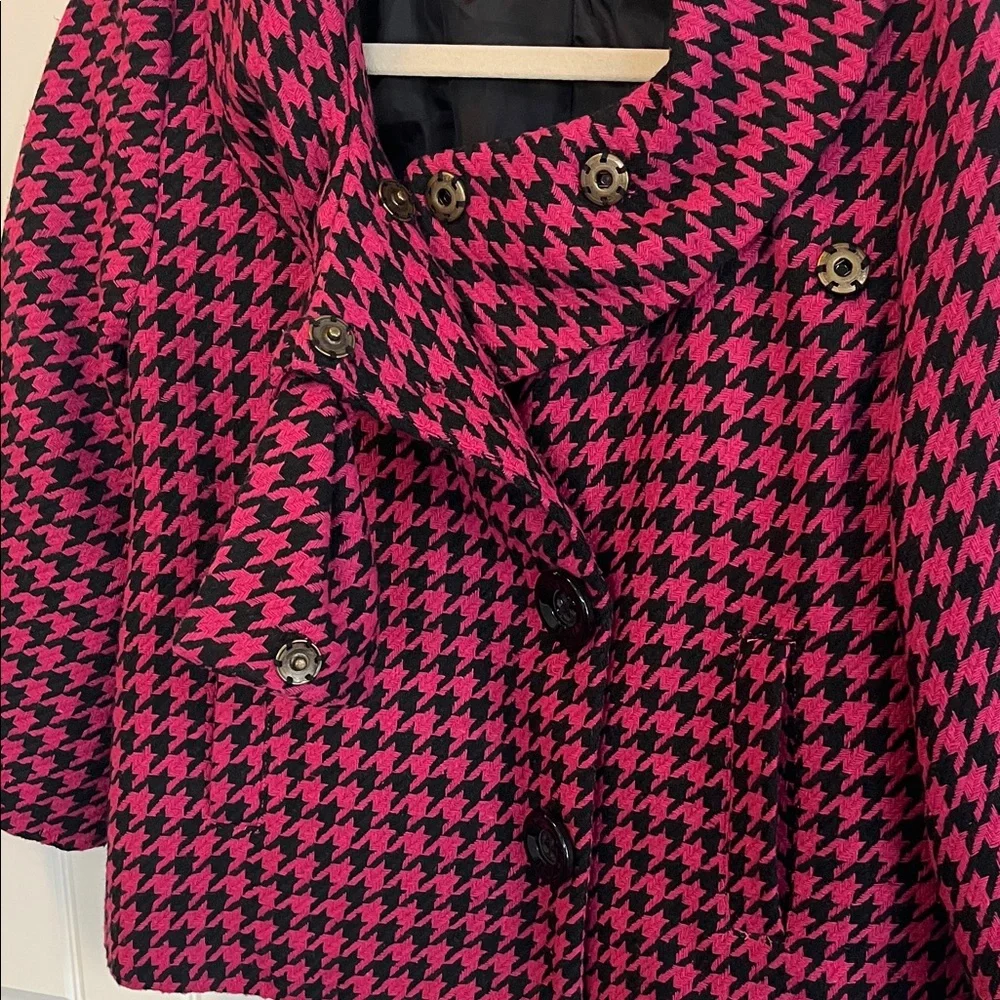 A‘gaci Pink and Black Croppe Jacket M - Picture 8 of 14